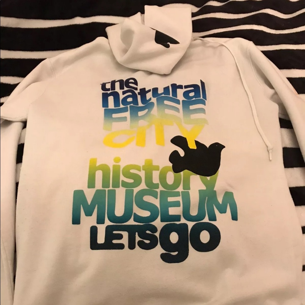 Free city multicolour zip up hoodie